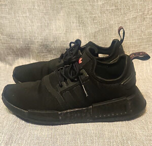 adidas NMD R1 Primeblue Womens Size 6.5 Black Solar Pink Boost Running Shoes